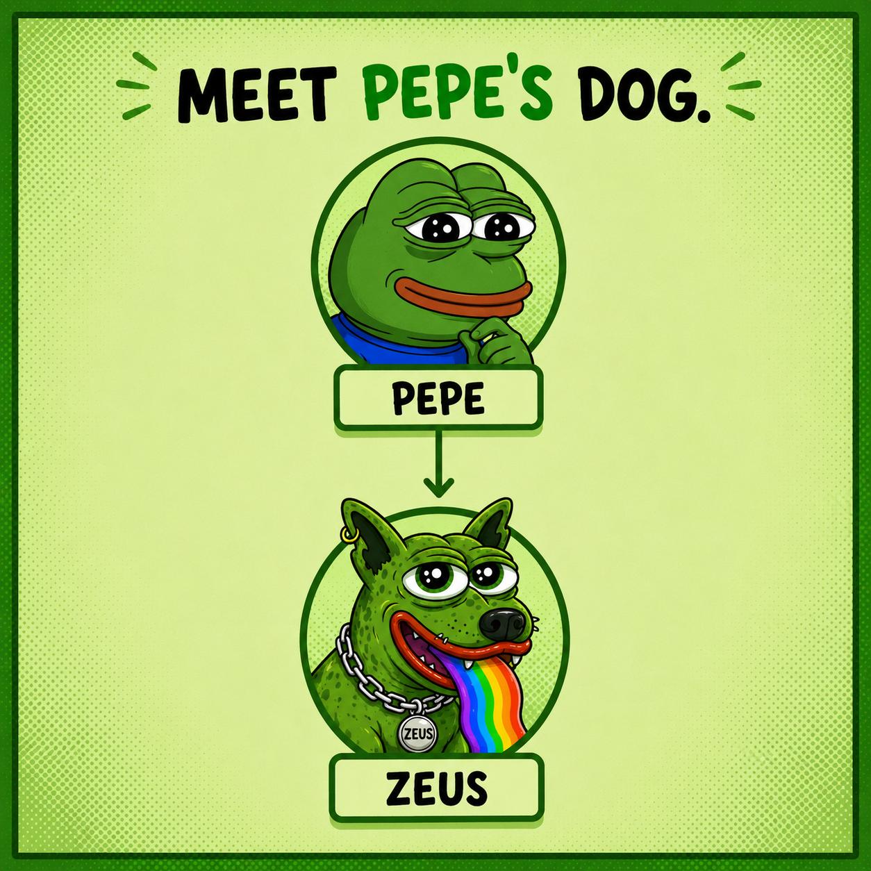 Family tree: Pepe to Zeus
